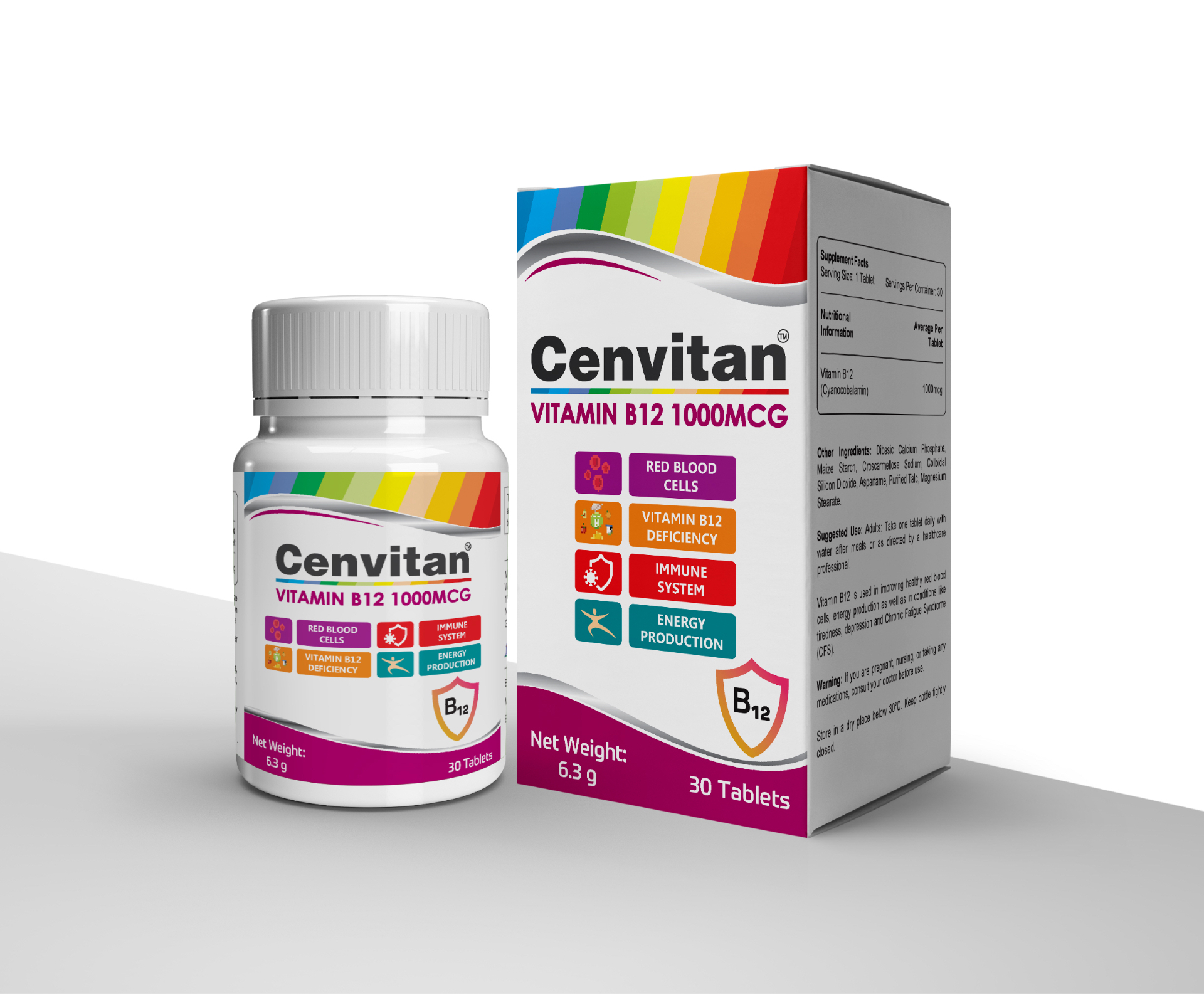 Cenvitan Vitamin B12 1000mcg